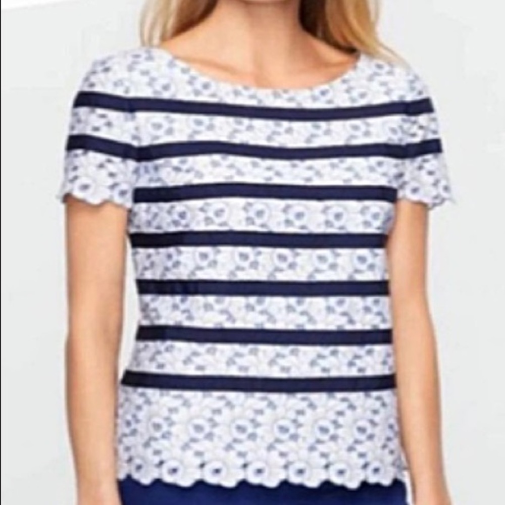 Talbots Lace Top